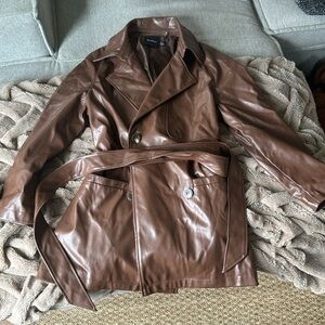 brown trench